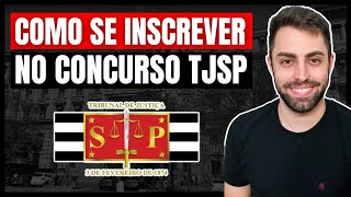 COMO SE INSCREVER NO CONCURSO DE ESCREVENTE DO TJ SP 2024 [upl. by Steffie]