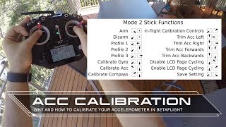 How to calibrate the BetaFlight accelerometer [upl. by Dolan]