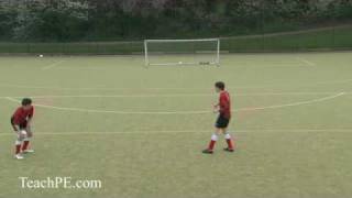 Soccer skills  Football Drills  Offensive and Defensive [upl. by Newsom]