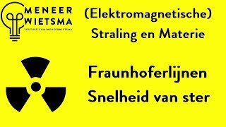 Natuurkunde uitleg Elektromagnetische Straling 13 Emissieabsorptie spectrum [upl. by Gavin803]