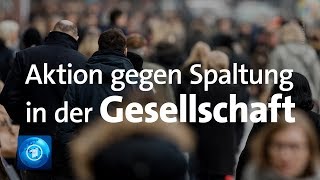 Aktion quotDeutschland sprichtquot Gegen eine Spaltung der Gesellschaft [upl. by Blisse]