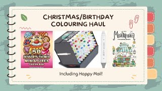 ChristmasBirthday Colouring Haul [upl. by Gilberta615]