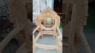 Wooden carving sofa Saharanpur furniture market sofa [upl. by Becket]