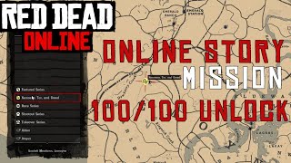 Red Dead 2 Online  How to unlock story online when locked at 75  Step by step to 100100 [upl. by Akahs]