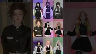 cosplay demonslayercosplayer tanjiro shinobu rengoku mitsuri viralshorts trend trending [upl. by Eselrahc]