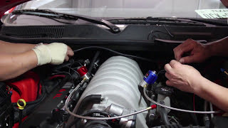 Insane Power Dodge Challenger Nitrous Kit Install [upl. by Frear]