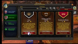 WoW TWW Prepatch Cross Realm Guilds [upl. by Adyht114]