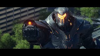 Pacific Rim Uprising 2018  Obsidian Fury attack on Sydney  Only action 4K [upl. by Vanda361]