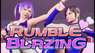 RUMBLE BLAZING Gameplay  Adult Fighting Game  PC [upl. by Haonam]