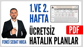 ÜCRETSİZ HAFTALIK PLANLAR BAŞLIYORUZ  FEN ÖABT 2025 [upl. by Aylmar]