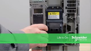 Replacing Micrologic Trip Unit on PowerPact™ PFrame Breakers  Schneider Electric Support [upl. by Gildas615]