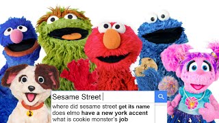 Sesame Street Muppets Answer More of the Webs Most Searched Questions  WIRED [upl. by Ydualc]