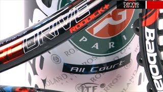 Tennis Express  Babolat Pure Drive Roddick Plus Racquet Review [upl. by Euqinot]