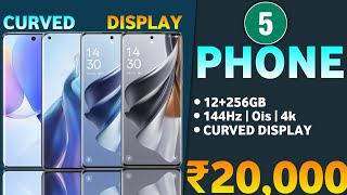 Top 5 Best Curved Display Mobile Under 20k In 2024  Best Phone Under 20000 [upl. by Leunamne]