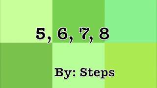 5678 by Steps  Lyrics Fun Video HD [upl. by Hanley]