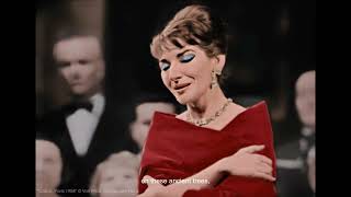 Maria Callas sings Norma quotCasta Divaquot in color Live in Paris 1958 [upl. by Adnarim]