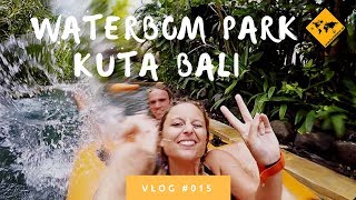 Boom Boom Waterbom Waterbom Park Kuta Bali  Vlog 015  unaufschiebbarde [upl. by Grindlay569]