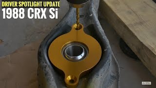 How to Install BLOX Spherical RTA Bushings Without a Press  Honda CRX Si Update [upl. by Haggerty777]