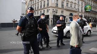 quotLa grande marche des harkisquot pour une loi de réparation  Rue de la Paix Paris  19 septembre 2020 [upl. by Einafets]