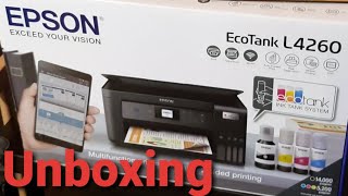 EPSON EcoTank ET2850 L4260 Unboxing [upl. by Aikyt817]