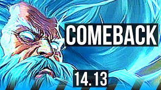 ZILEAN vs YASUO MID  Rank 3 Zilean Comeback 29k DMG  BR Challenger  1413 [upl. by Chappy]