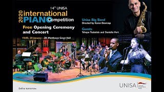 14th Unisa International Piano competition Opening Ceremony [upl. by Nonnah]