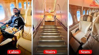 Unboxing Emirates A380 PREMIUM ECONOMY Experience with Luxury Dining [upl. by Anasxor]