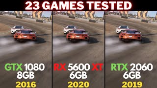 RTX 2060 vs RX 5600 XT vs GTX 1080  23 Games Tested  1080p [upl. by Sel]