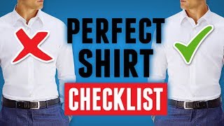 The Perfect Shirt Checklist  How To Buy An Amazing Looking Shirt RMRS Style Videos [upl. by Willett]