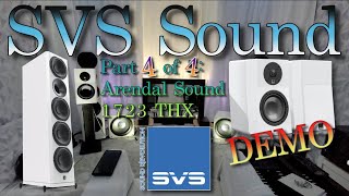 SVS Sound Ultra Evolution bookshelf vs Arendal Sound 1723 THX Towers [upl. by Ihtraa]