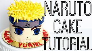 NARUTO CAKE TUTORIAL  Janies Sweets [upl. by Boothe]