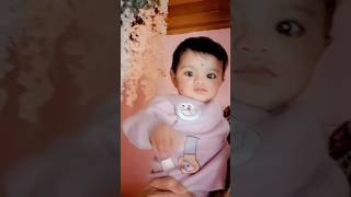 Dum dum diga diga cutebabycutipie ganpatibappaviralshortsPrincessshreya02 [upl. by Anahsak]