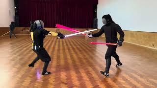 Lightsaber Dual Wield and Staff  Jedi Knight Miguel vs Darth Rui [upl. by Cyndia]