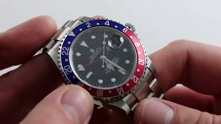 Rolex Pepsi GMTMaster II 16710 Luxury Watch Review [upl. by Seymour]