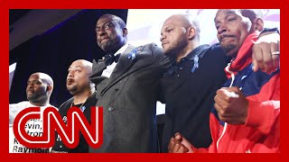 ‘Central Park Five’ members sue Trump for defamation after his debate comments on 1989 case [upl. by Gillan]