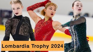 Lombardia Trophy 2024 Amber Glenn posts careerbest short program to lead Sakamoto Kaori [upl. by Syman655]