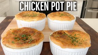 Mini Chicken Pot Pies with Puff Pastry [upl. by Sim]