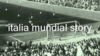 ITALIACecoslovacchia 1 a 1 2 a 1dts del Mondiale Italia 1934 brevi immagini [upl. by Eicrad201]