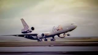 FedEx flight 80 animation vs real [upl. by Davidoff]