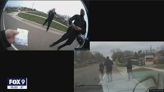 New video of Daunte Wright shooting shown during Kim Potter trial opening statements  FOX 9 KMSP [upl. by Eelegna]