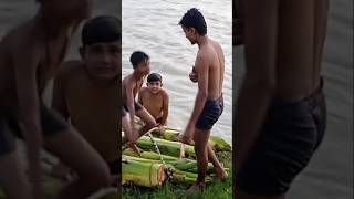 बाढ़ से प्रभावित होकर प्रसान shortsvideo funny comedy Dhandhan Rajak Vlogs [upl. by Sandberg]