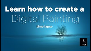 Learn how to create a realistic Digital painting 1  Time lapse myoceandiary [upl. by Christabel]