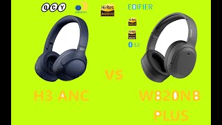 COMPARATIVO QCY H3 ANC vs EDIFIER W820nb Plus [upl. by Airot]