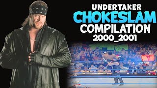 Undertaker Chokeslam Compilation 2000s2001 [upl. by Ilat]