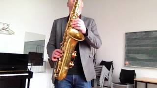 Buescher Big B Tenor Sax Theres no greater love [upl. by Larissa302]