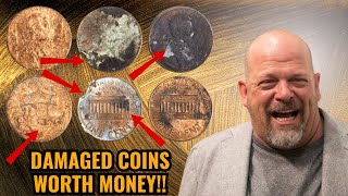 DAMAGED COINS WORTH MONEY THOUSAND OF DOLLARS YOURE LUCKY IF YOU HAVE THESe RARE COINS IN USA [upl. by Annaitsirk]