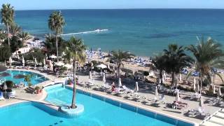 Cyprus Hotelroom Sunrise Beach Hotel Fig Tree Bay [upl. by Sorcim]