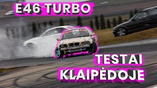 E46 TURBO  SPROGUSI SANKABA NESUGADINO TESTŲ [upl. by Bilat]