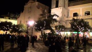 Taormina Sicily at Christmas [upl. by Illah]