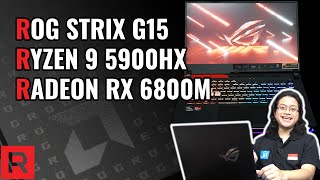 LAPTOP GAMING FULL AMD  Review ASUS ROG Strix G15 Advantage Edition 2021  Indonesia [upl. by Andromada]